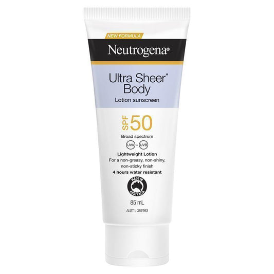 Neutrogena Ultra Sheer Body Lotion Sunscreen SPF 50 - 85ml