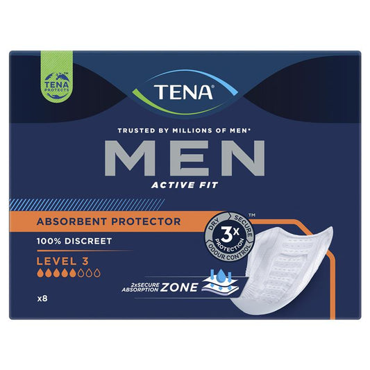 Tena Level 3 Men’s Incontinence Pads - 8 Pants, High Absorbency – view 2