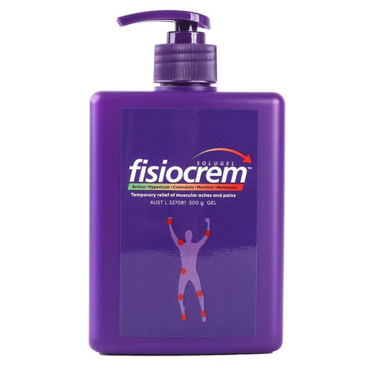 Fisiocrem Solugel Pump 500g - Natural Pain Relief Gel