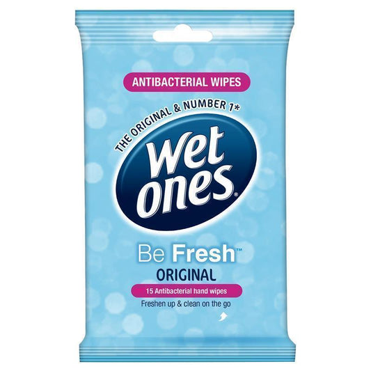 Wet Ones Be Fresh 15 Travel Pack - Antibacterial Hand Wipes-Auzzi Store