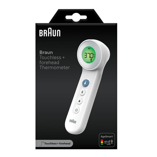 Braun Touchless + Forehead Thermometer BNT400 - Accurate Temperature Readings – view 2 - Auzzistore