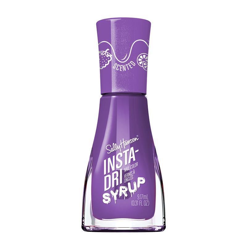 Sally Hansen Insta-Dri Scented Nail Polish Syrup Collection Grape Glaze 9.17ml Limited Edition