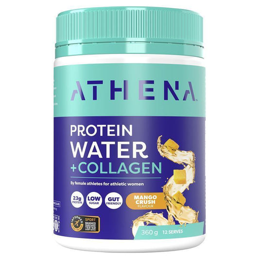 Athena Protein Water + Collagen Mango 360g - Natural Recovery Drink