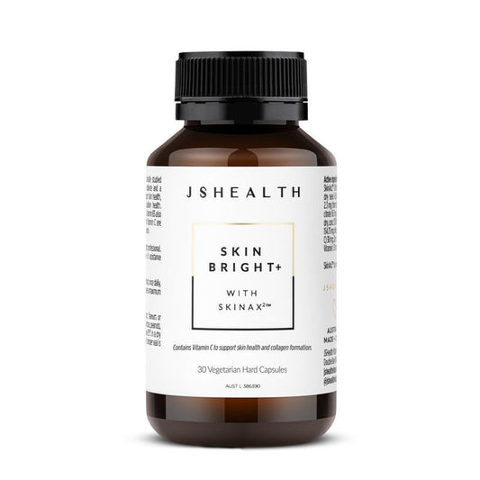 JSHEALTH Skin Bright + 30 Capsules - Radiant Skin Formula - Auzzistore