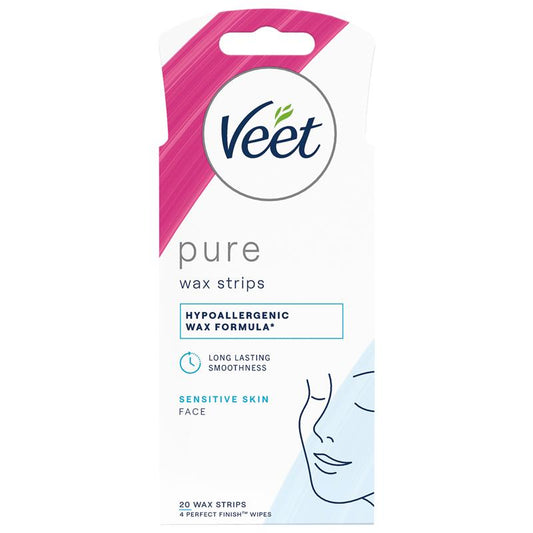 Veet Pure Cold Wax Strips for Face - 20 Pack – view 2