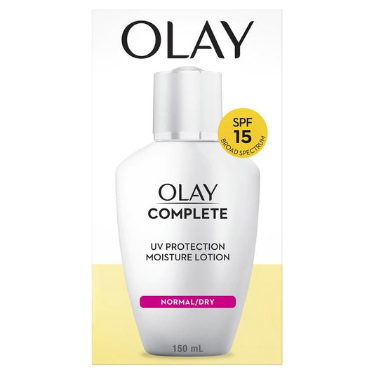 Olay Complete UV Protection Moisturiser Lotion - Normal/Dry Skin - SPF15 - 150ml-Auzzi Store