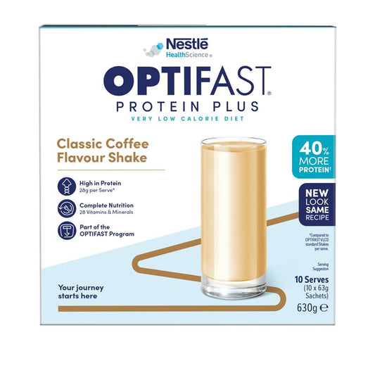 Optifast VLCD Protein Plus Coffee Shake - 10 Pack (630g)