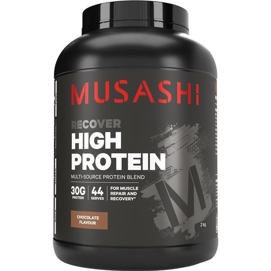 Musashi High Protein Chocolate - 2kg for Muscle Strength and Recovery - Auzzistore