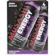 Musashi Purple Grape Energy Drinks 500ml x 4 Pack - Zero Sugar Energy Boost