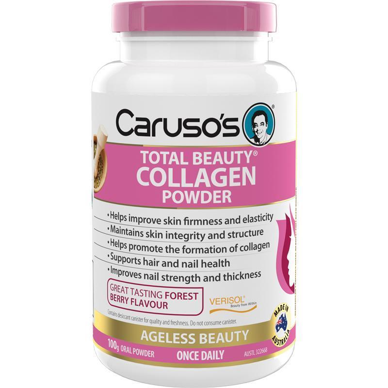Caruso's Total Beauty Collagen Powder with Verisol® B & Vitamin C - 100g