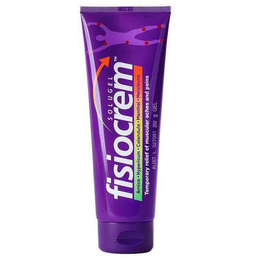 Fisiocrem Solugel 250g - Topical Pain Relief Gel for Muscular Aches-Auzzi Store