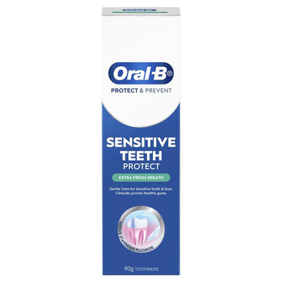 Oral-B Sensitive Teeth Protect Extra Fresh Breath Toothpaste 90g - Mint Flavor