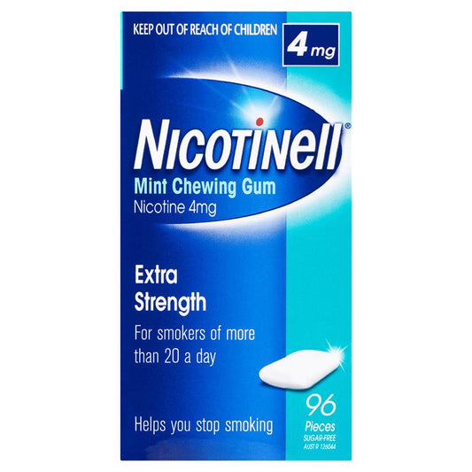 Nicotinell Chewing Gum 4mg Mint - 96 Pieces-Auzzi Store