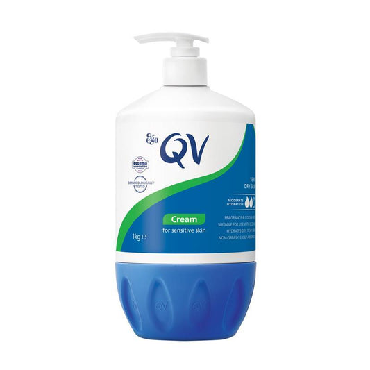 QV Moisturising Cream - 1Kg for Dry Skin Relief-Auzzi Store