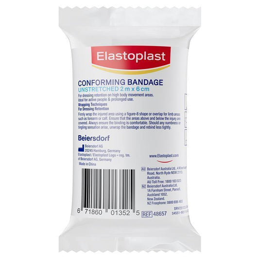 Elastoplast Conforming Bandages 6cm x 2m - Ideal for Active Lifestyles-Auzzi Store