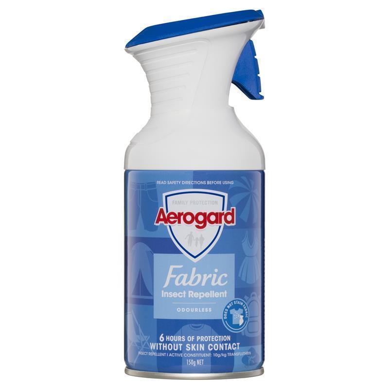 Aerogard Fabric Insect Repellent Odourless Spray 150g - 6 Hours of Protection - Auzzi Store