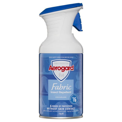 Aerogard Fabric Insect Repellent Odourless Spray 150g - 6 Hours of Protection - Auzzi Store