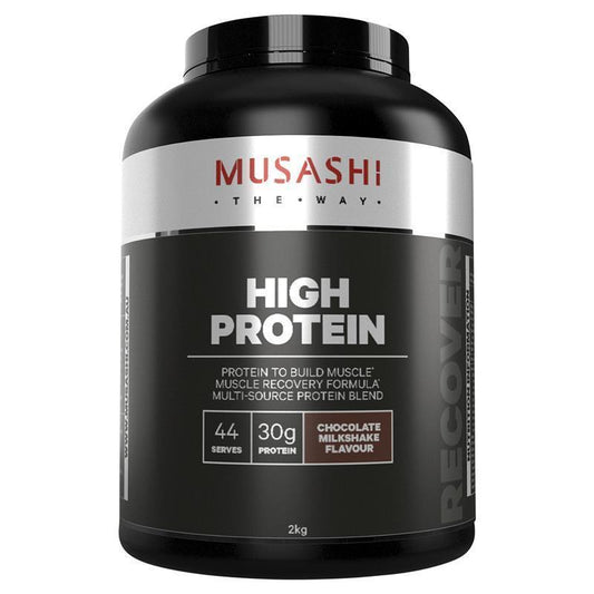 Musashi High Protein Chocolate - 2kg for Muscle Strength and Recovery - Auzzi Store