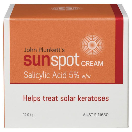 John Plunkett's Sunspot Cream 100g - Effective Treatment for Solar Keratosis-Auzzi Store