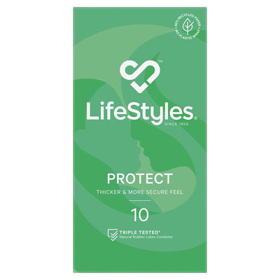 Lifestyles Protect Condoms 10 Pack - Feel-Good Protection