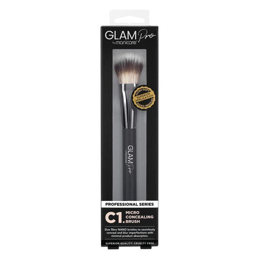 Glam By Manicare Pro C1 Micro Concealing Brush - Flawless Coverage