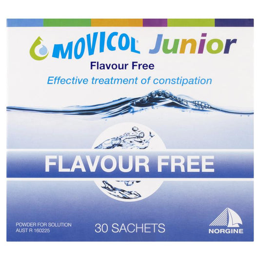 Movicol Junior Flavour Free 30 Sachets - Gentle Constipation Relief-Auzzi Store
