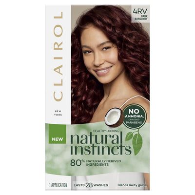 Natural Instincts 4RV Dark Burgundy Semi-Permanent Hair Colour - 60ml