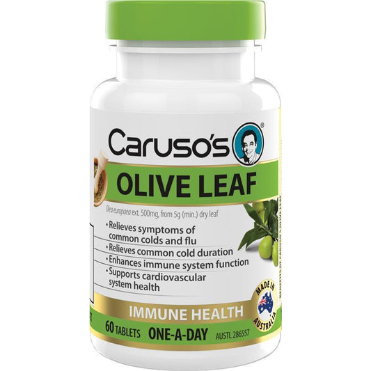 Caruso's Olive Leaf Extract 60 Tablets – Immune & Heart Support