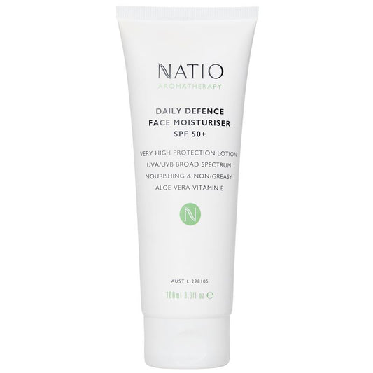 Natio Daily Defence Face Moisturiser SPF 50+ 100ml - Ultimate Protection Against Aging - Auzzi Store
