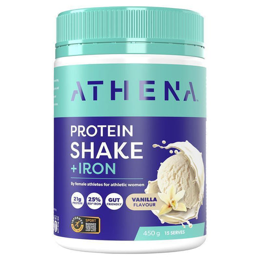 Athena Protein + Iron Vanilla Powder - 450g