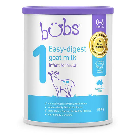 Bubs Goat Infant Formula Stage 1 - 800g-Auzzi Store