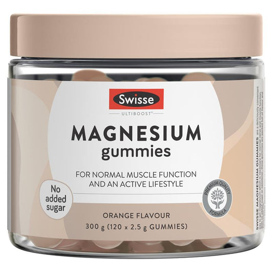 Swisse Ultiboost Magnesium Gummies - 120 Pack for Muscle Function-Auzzi Store