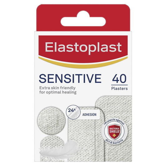 Elastoplast Sensitive Plasters - 40 Strips Assorted-Auzzi Store