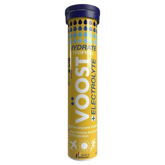 Voost Hydrate Tropical Effervescent Tablets 20 Pack - Refreshing Hydration