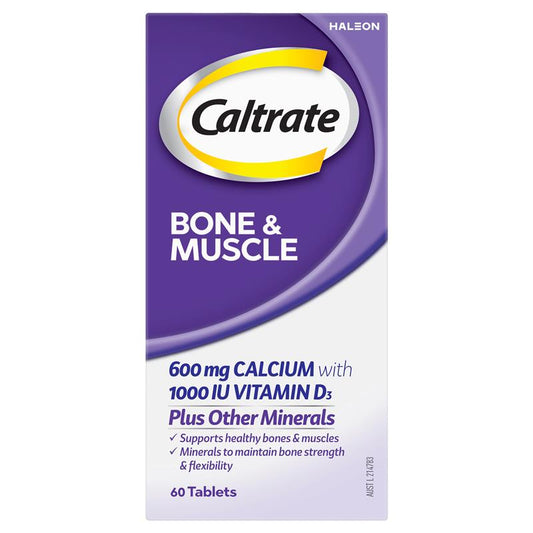 Caltrate Bone & Muscle Support, 60 Tablets with Calcium & Vitamin D – view 2