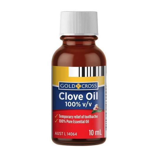Gold Cross Oil of Cloves 10mL - Natural Toothache Relief-Auzzi Store