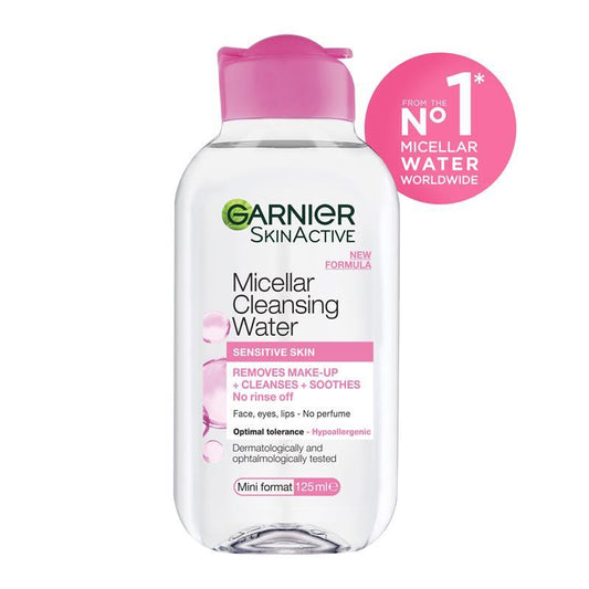 Garnier SkinActive Micellar Cleansing Water 125ml - Gentle Cleansing for All Skin Types-Auzzi Store