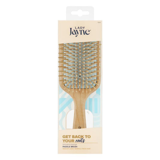 Lady Jayne Paddle Brush   (Wooden Brush)