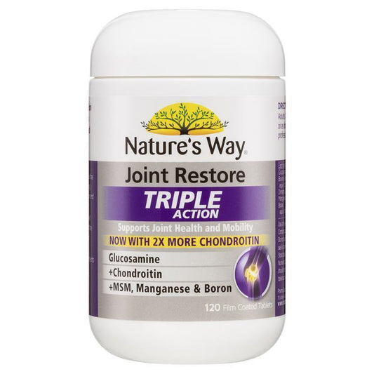 Nature's Way Joint Restore Triple Action 120 Tablets - Support Joint Health-Auzzi Store