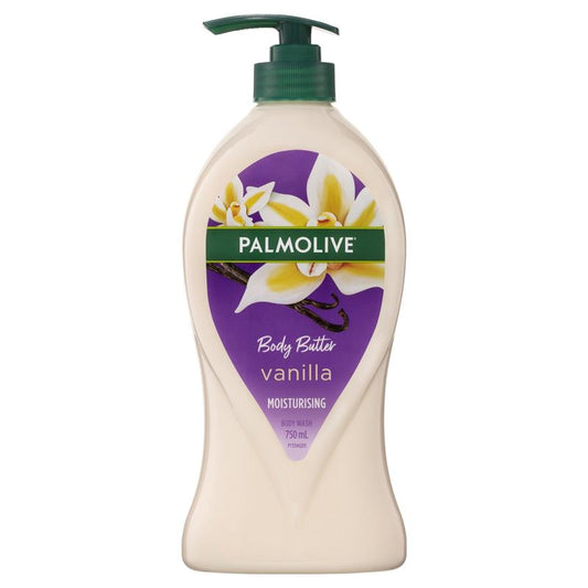Palmolive Body Butter Vanilla Moisturising Body Wash - 750ml - Auzzistore