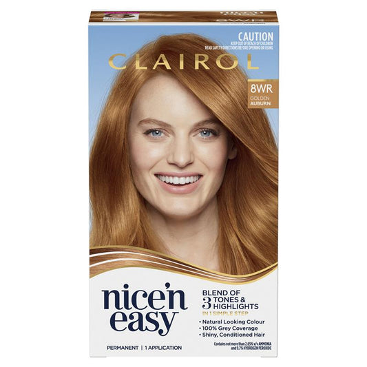 Clairol Nice N Easy 8WR Natural Gold Auburn Permanent Hair Colour - 173g – view 2