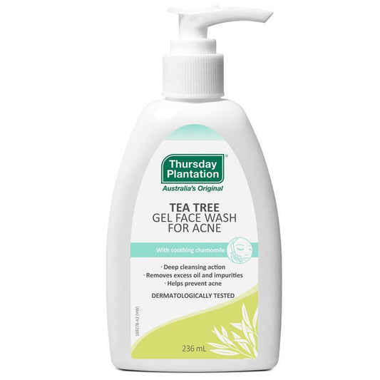 Thursday Plantation Tea Tree Gel Face Wash for Acne - 236ml