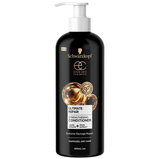 Schwarzkopf Extra Care Ultimate Repair Strengthening Conditioner 950ml - Intensive Repair for Damaged Hair