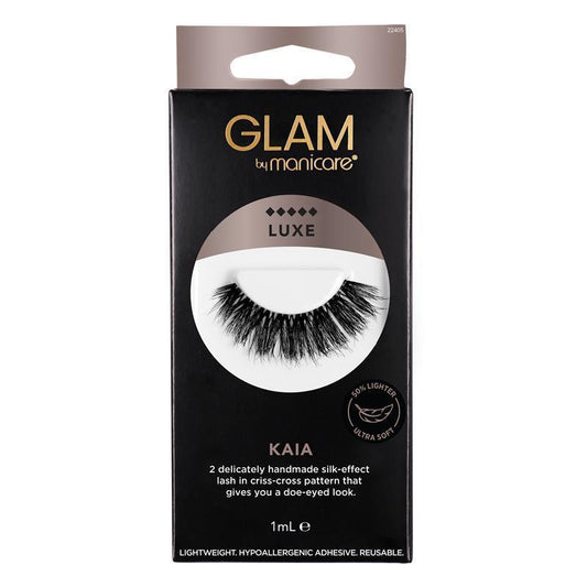 Glam By Manicare Kaia Lashes Luxe - Ultra Soft & Lightweight