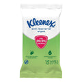 Kleenex Antibacterial Wipes - 15 Pack with Tea Tree Extract