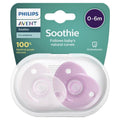 Avent Soothie 0-6 Months - Pink 2 Pack