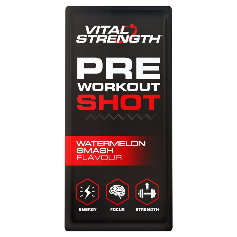 Vital Strength Pre Workout Shot - Watermelon Smash 5 Pack - Auzzi Store