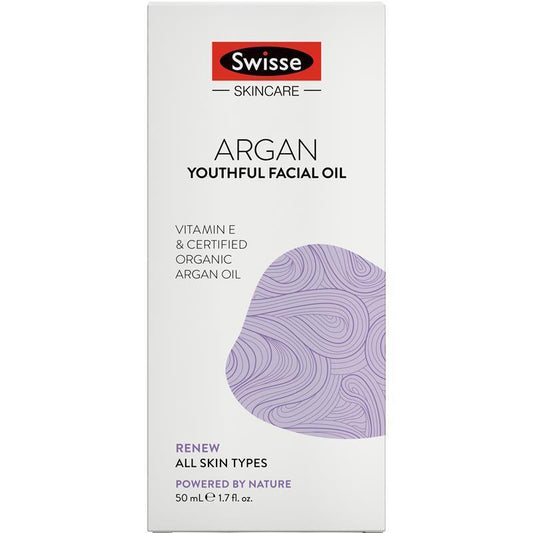 Swisse Skincare Argan Youthful Facial Oil 50ml - Rejuvenate Your Skin - Auzzi Store