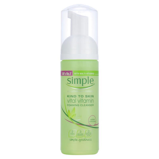 Simple Kind To Skin Foaming Cleanser Vital Vitamin - 150ml-Auzzi Store