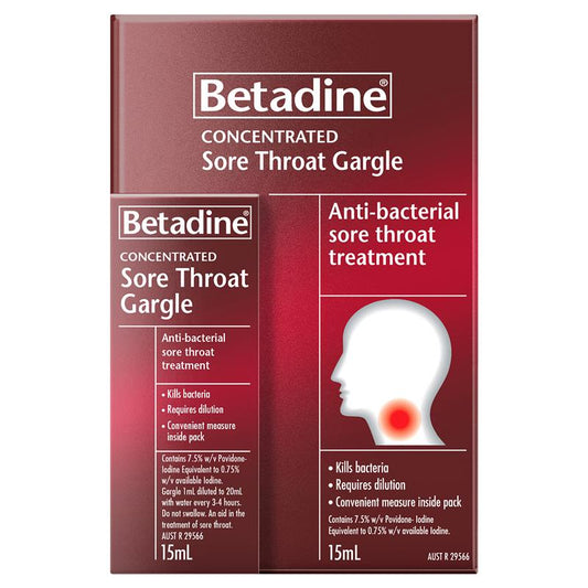 Betadine Sore Throat Gargle Concentrated - 15mL – view 2